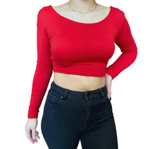 Load image into Gallery viewer, Shelly Long Sleeve Top (red)
