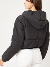 Load image into Gallery viewer, Emily Black Puffer Jacket
